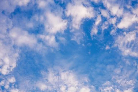 Blue cloudy sky Stock Photos