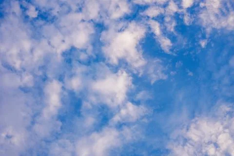 Blue cloudy sky Stock Photos