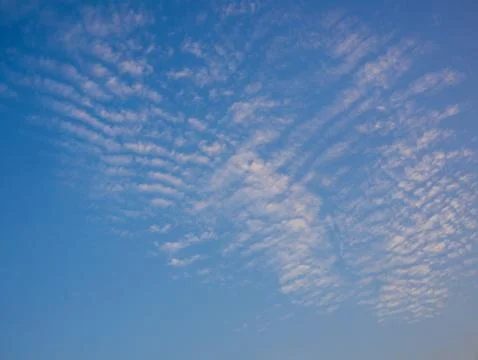 Blue cloudy sky Stock Photos