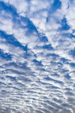 Blue cloudy sky. Foto stock