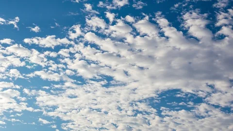 Blue cloudy sky timelapse cloudscape Stock Footage 94479536