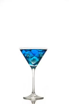 Blue cocktail Foto stock