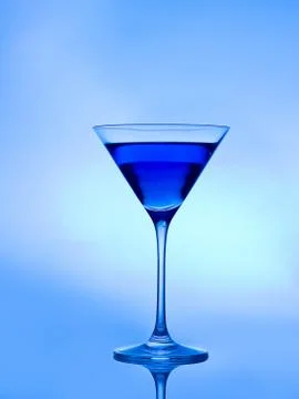 Blue cocktail Foto stock
