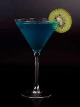 Blue cocktail Stock Photos