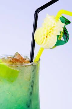 Blue cocktail Stock Photos
