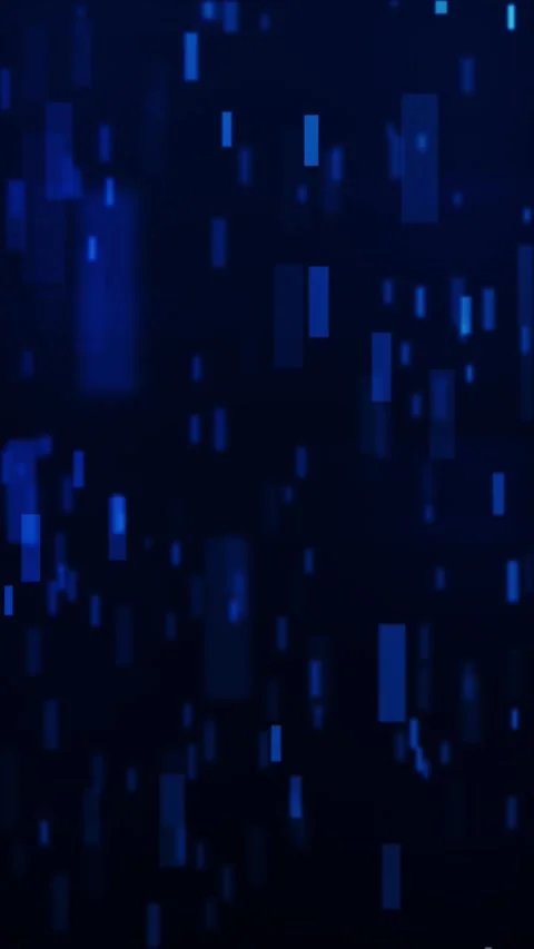 Blue Code Blocks Stock Footage 311961690