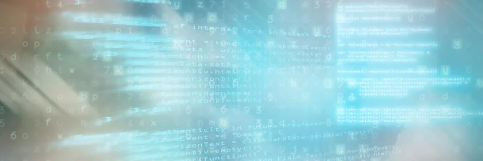 Blue code Stock Illustration