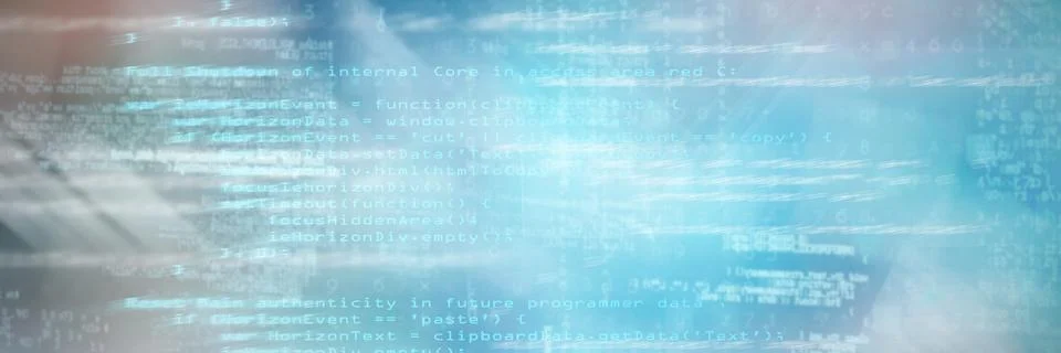 Blue code Illustrazione stock