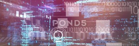 Blue codes Stock Illustration