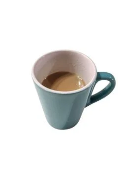 Blue coffee cup Stock Photos