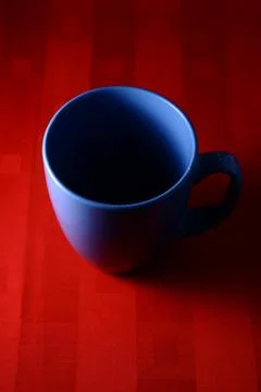 Blue Coffee Mug Stock Photos