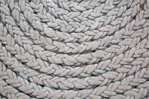 Blue Coiled Rope Stock Photos