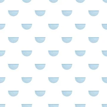 Blue colander kitchen sieve pattern seamless background Stock Illustration