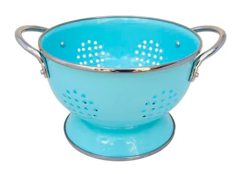 Blue colander 写真素材