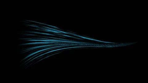 Blue cold wind flow effect Stock Footage 235794759