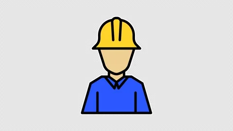 Blue-collar worker Vídeo Stock 335512882