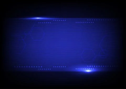Blue color abstract background technology. Stock Illustration