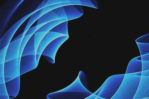 Blue color abstract lines background or wallpaper Illustrazione stock