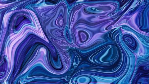 Blue color abstract marble texture liquid background Stock Illustration