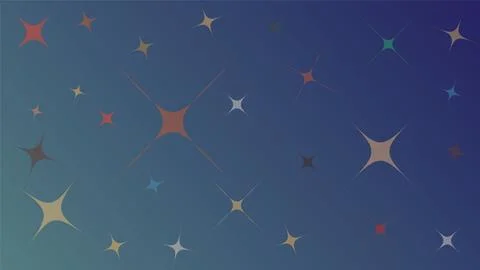 Blue color  background design with star,  Abstract wave effect Stock Illustration