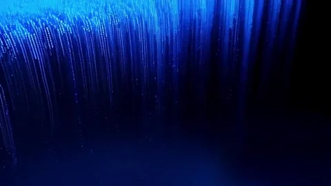 Blue color for binary digital code data Stock Footage 321587050