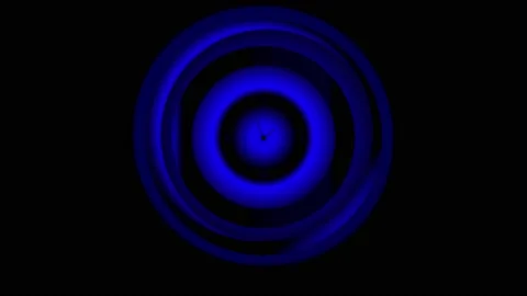 Blue color counting down motion animation video Stock Footage 195104924