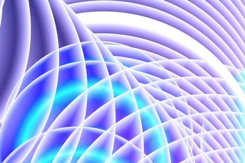 Blue color geometric creative 3d optical illusion illustrated gradient イラスト素材