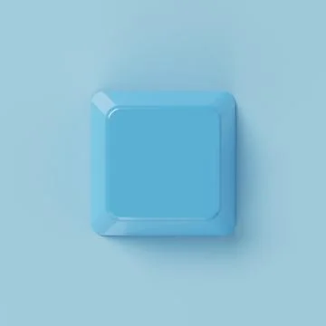 Blue color keyboard input button on background. Abstract object and technol.. Stock Illustration