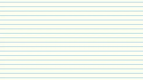 Blue color lined sheet over off white background Stock Illustration