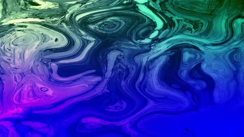 Blue color liquid splash smooth waves texture background motion Stock Footage 194817250