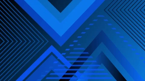 Blue color multiple triangular shapes element background Stock Footage 211259737