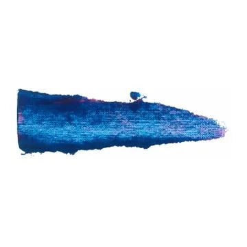 Blue color paint smear vector brush stroke. Varnish splash line. Abstract sha Stock Illustration