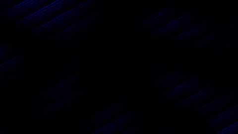 Blue color parallel lines pattern flowing over black background Stock Footage 307516850