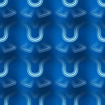 Blue color pattern design template Stockillustratie