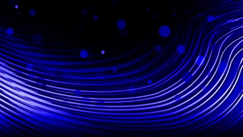 Blue color shiny parallel lines background Vídeo Stock 296382198