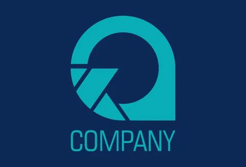 Blue Color Simple Letter Initial O X Pin Location Logo Design	 Stock Illustration