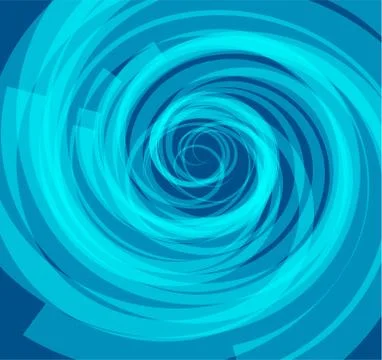 Blue Color Spiral Background vector Stock Illustration