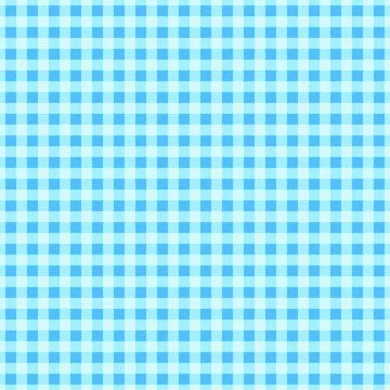 A blue color square gingham pattern background Stock Illustration