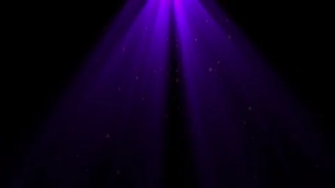 Blue color stage light rays motion graphics with plain black background Stock Footage 331840413