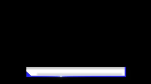 Blue Color Text Lower Third Stock Footage 96230511