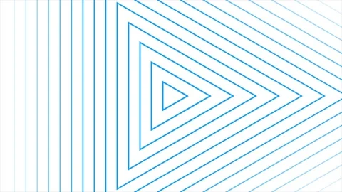 Blue color Triangular shaped repeating pattern background Stock Footage 204724197