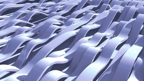 Blue Color Wave Animation Loop is an undulating series of ribbons with a soft Stock-Footage 75467521