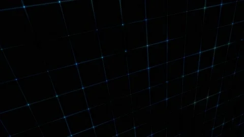 Blue colored flashing square net motion Stock Footage 231421757