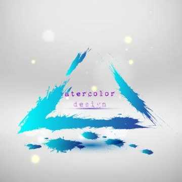 Blue colored wave design. Stock-Illustration