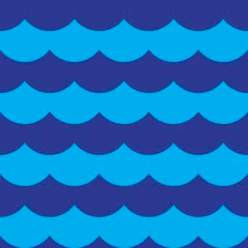 Blue colorful cloudy seamless pattern background Stock Illustration