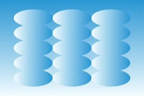 Blue Colors Abstract Background Geometric Background Circle Shapes and Designs Stockillustratie