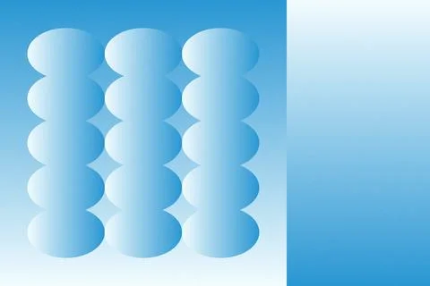 Blue Colors Abstract Background Geometric Background Circle Shapes and Designs Stock Illustration