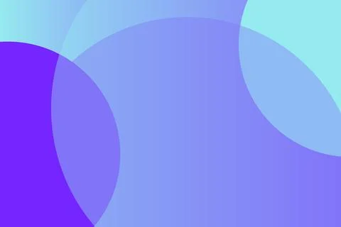 Blue Colors Abstract Geometric Background Circle Shapes and Designs Illustrazione stock