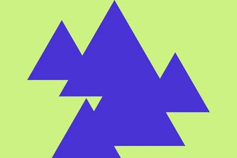 Blue Colors Abstract Geometric Background Triangle Shapes and Designs Illustrazione stock
