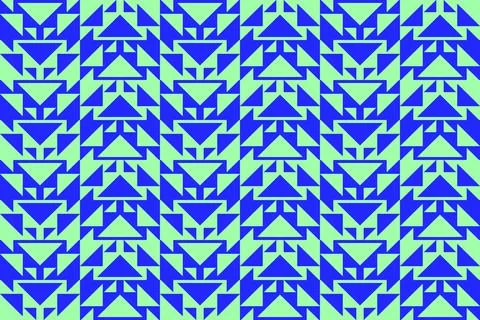 Blue Colors Abstract Geometric Background Triangle Shapes and Designs Иллюстрация
